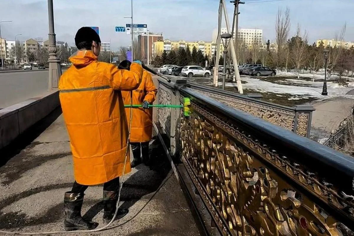 Астана прихорашивается после зимы: масштабная генеральная уборка началась в столице