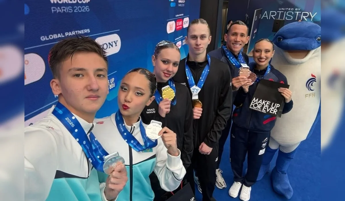 Казахстан завоевал вторую медаль на Кубке мира по артистическому плаванию