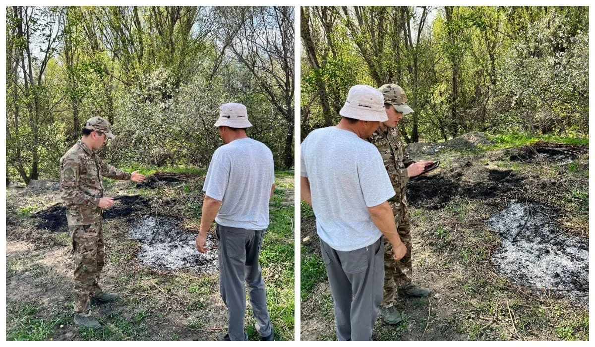 Сжигавшего мусор казахстанца оштрафовали на 86,5 тысячи тенге