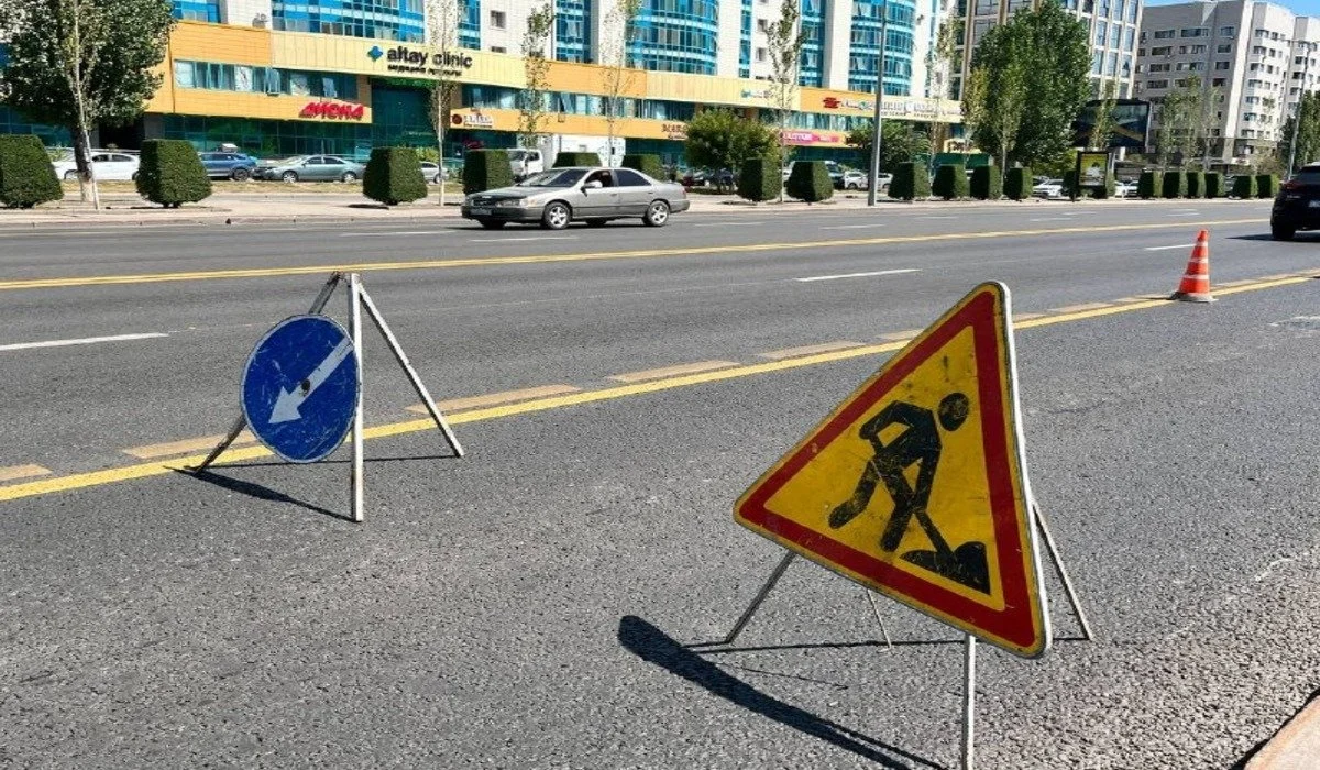Ряд улиц перекроют до осени в Астане