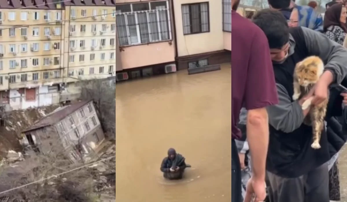 Сильнейшие ливни снова накрыли Дагестан: реки вышли из берегов, подтоплены и разрушены дома (ВИДЕО)