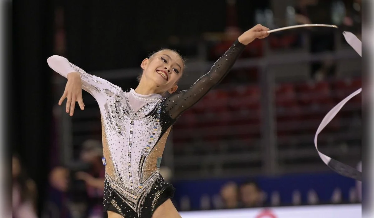 Казахстанская гимнастка завоевала четыре медали на Гран-при во Франции