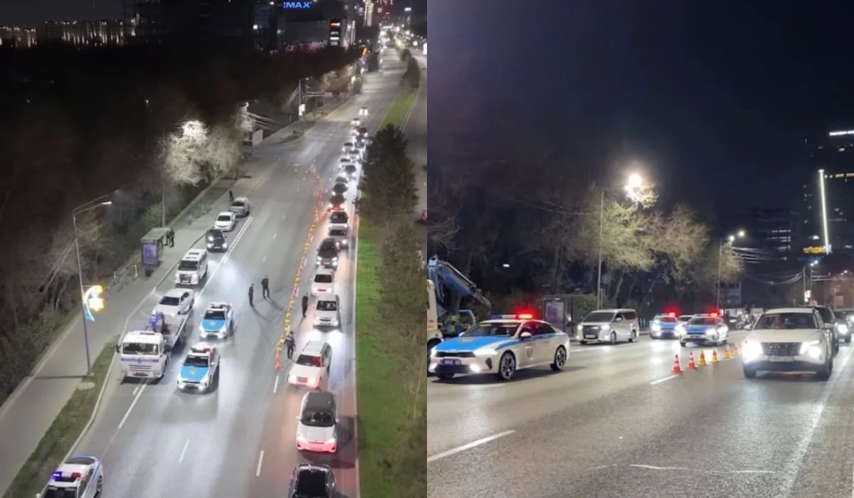 Фильтрационные посты выставляют на дорогах Алматы: зачем они нужны (ВИДЕО)