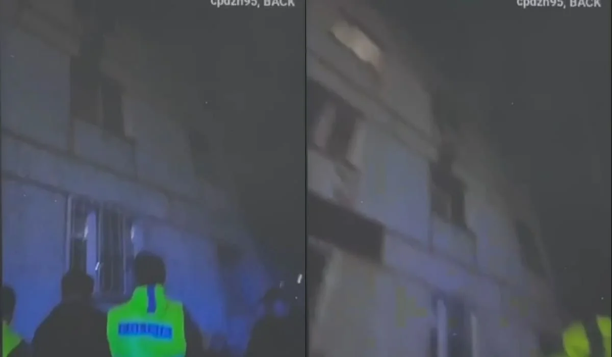 Неудачный «выход через окно» многоэтажки едва не погубил жезказганца (ВИДЕО)