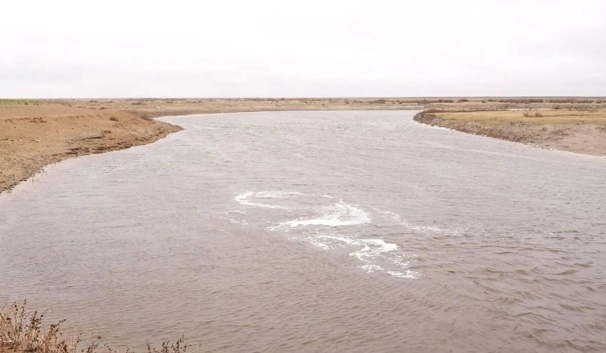 Почти миллиард кубометров воды сбросили в реку Шу на юге Казахстана