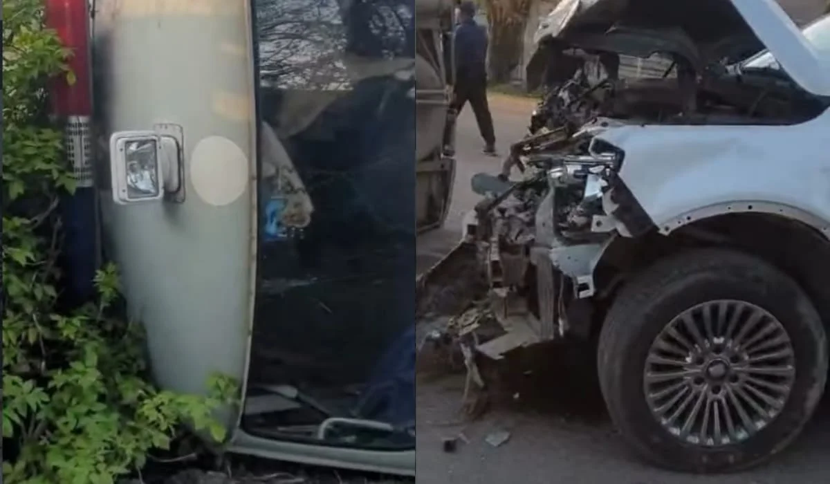 Tank врезался в машину скорой помощи в Жетысу: есть пострадавшие (ВИДЕО)