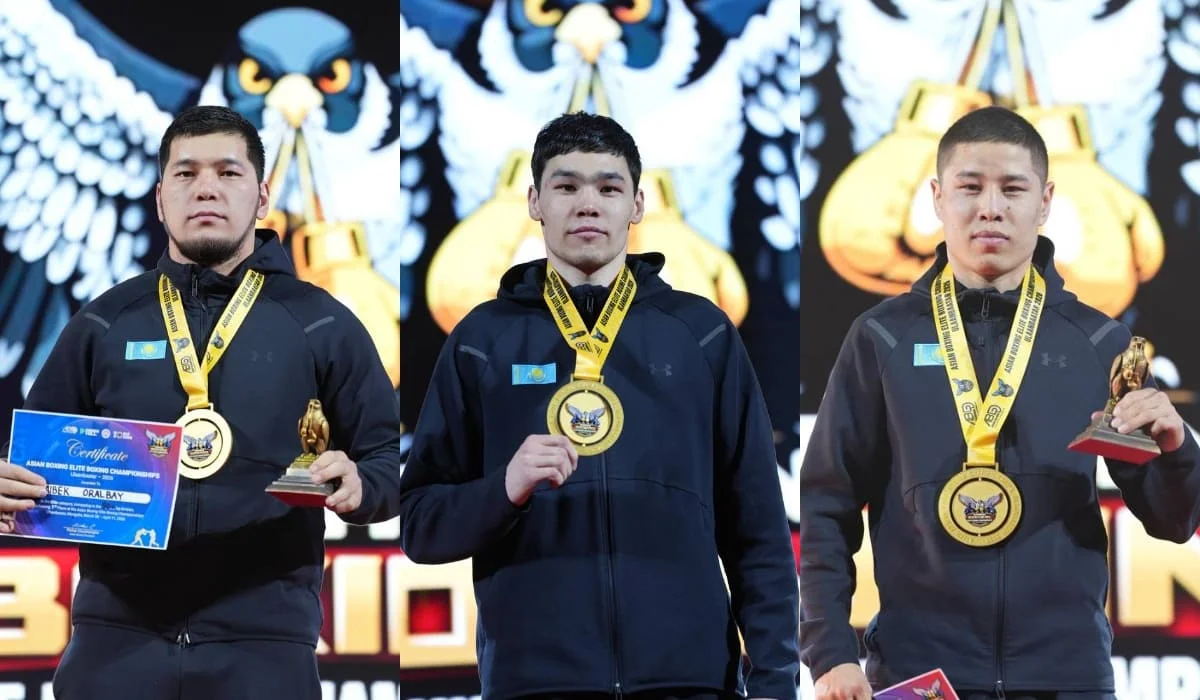 Сборная Казахстана заняла первое место в общекомандном зачете чемпионата Азии по боксу