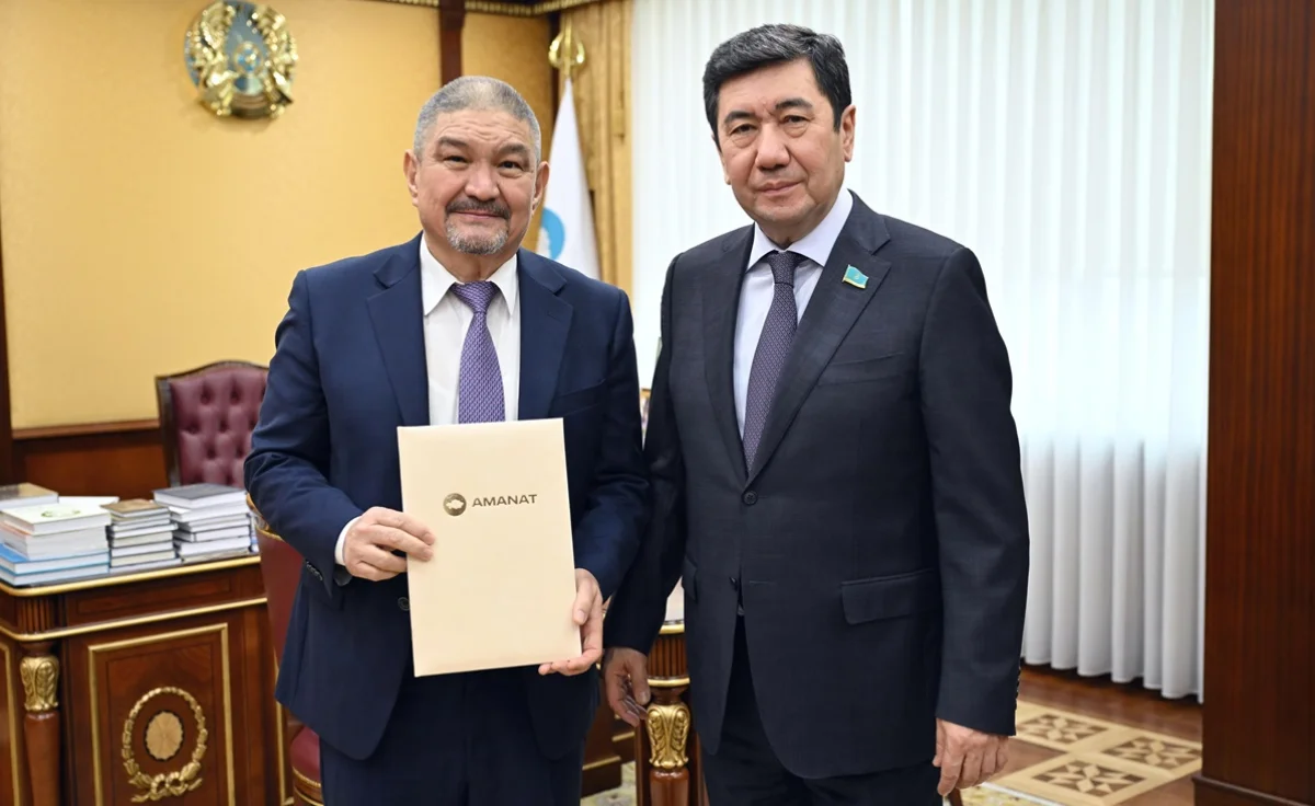 Известный казахстанский альпинист Галымжан Куспанов вступил в ряды партии «AMANAT»