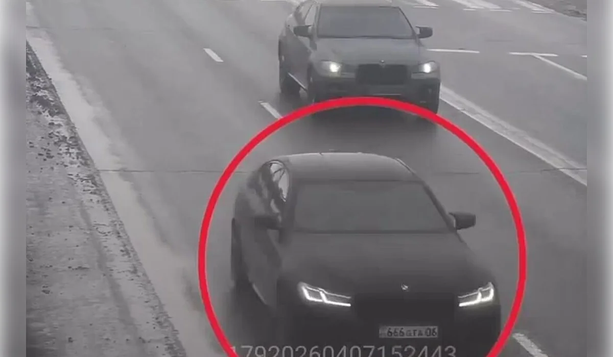 Лихач на BMW гонял по Астане со скоростью 216 км/ч (ВИДЕО)