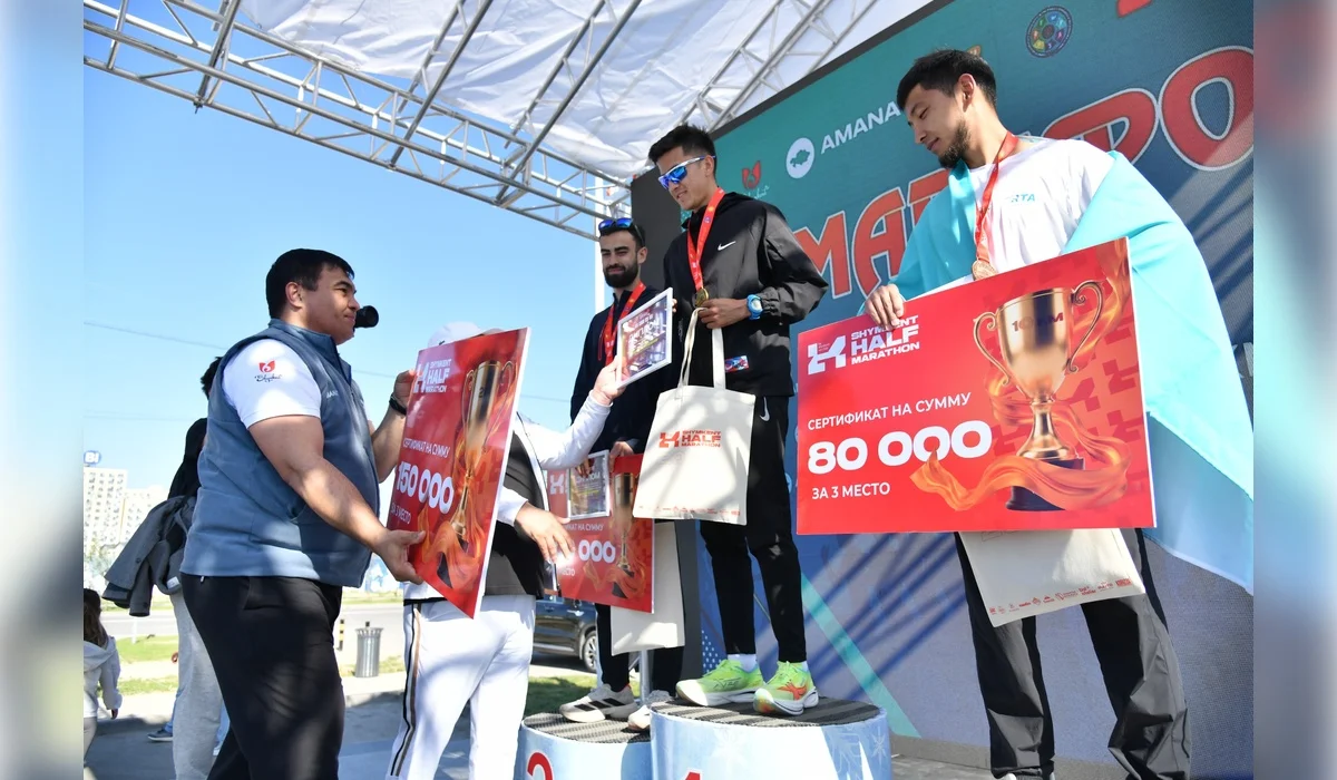 Большой праздник спорта: партия «AMANAT» поддержала «Shymkent Half Marathon – 2026»