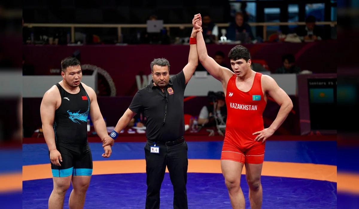 Едиге Касымбек завоевал первую свою медаль чемпионата Азии в Бишкеке