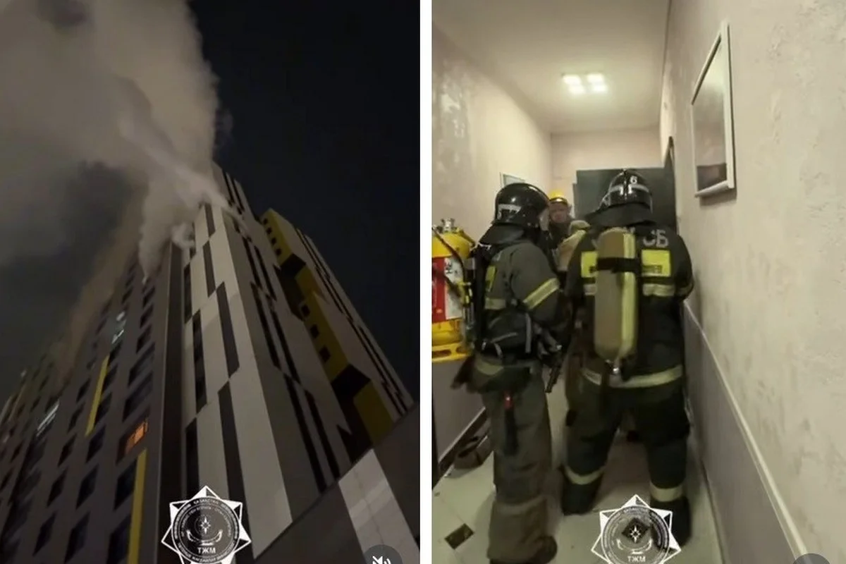 Трое детей погибли в пожаре в Астане: спецтехника не могла проехать из-за машин во дворе