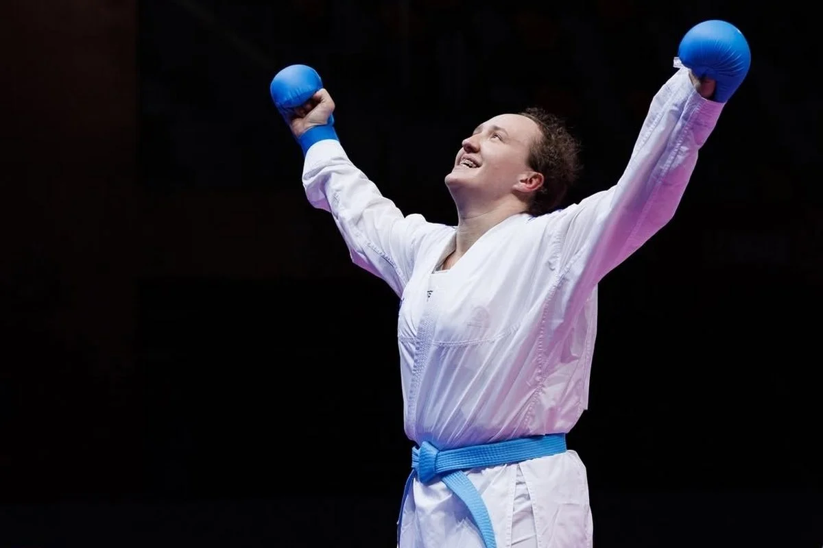 Казахстанка выиграла третье «золото» на турнирах премьер-лиги по каратэ в Китае