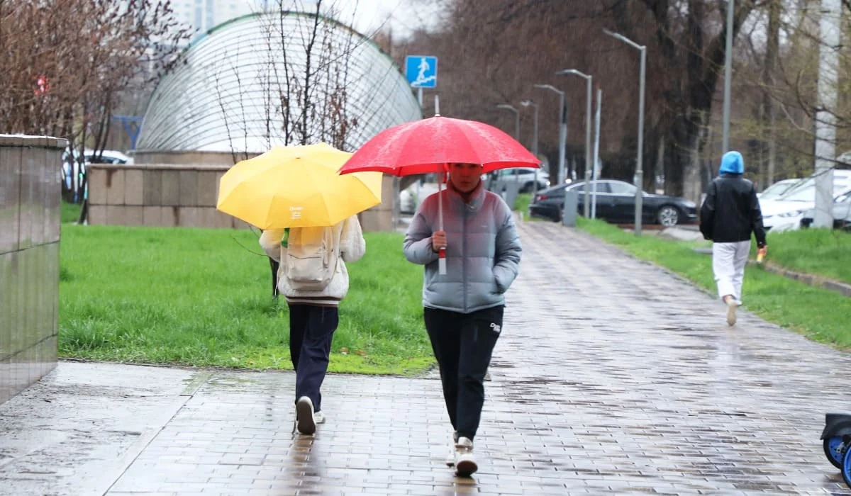 Температура упадет до -8 градусов: дожди и снегопады ожидаются в Казахстане