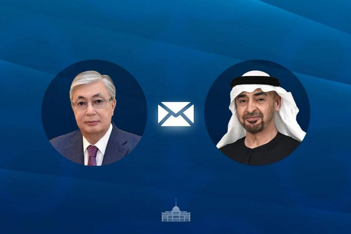 Токаев выразил поддержку и солидарность ОАЭ в связи с ситуацией на Ближнем Востоке