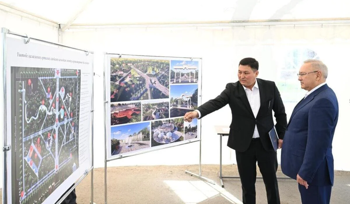 «Таза Қазақстан»: начались работы по ремонту центрального парка в Уштобе