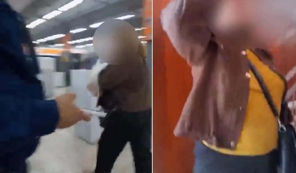 Казахстанка в панике убегала от полицейских, спасавших ее от мошенников (ВИДЕО)