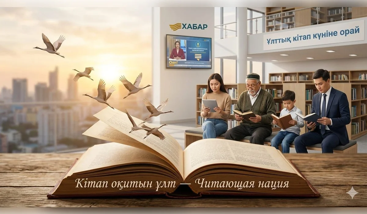 Масштабный медиапроект к Национальному дню книги стартует в Казахстане