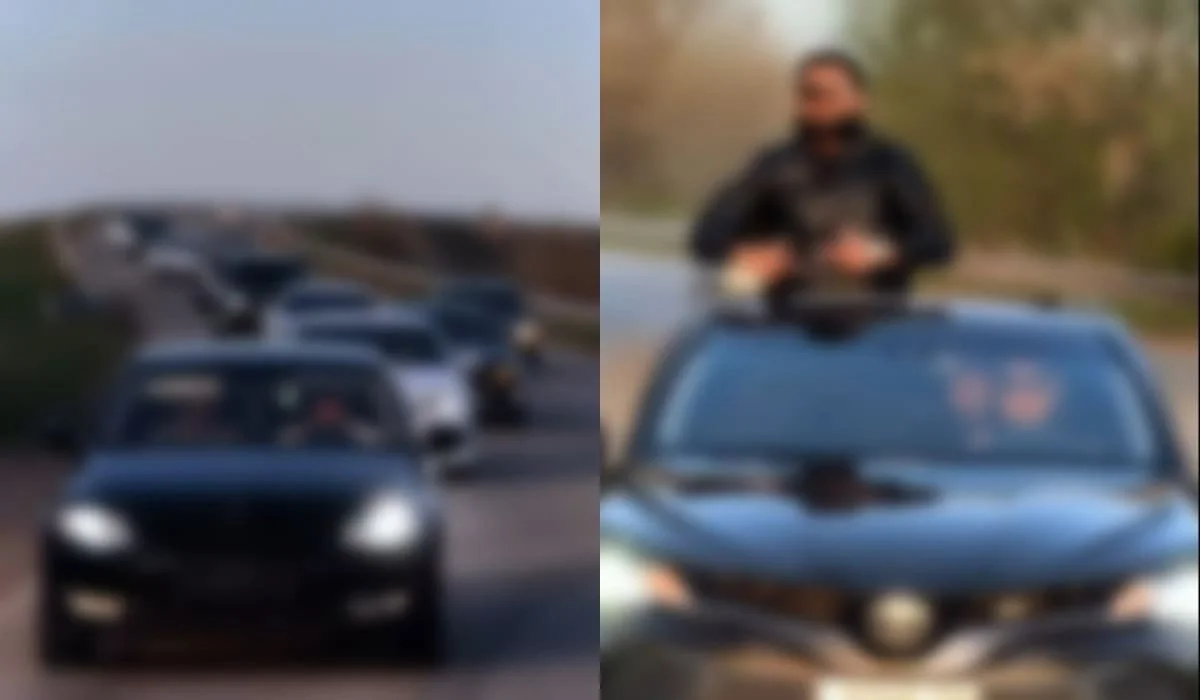 Больше 20 нарушений ПДД: водителей и пассажиров свадебного кортежа наказали в Аксае (ВИДЕО)