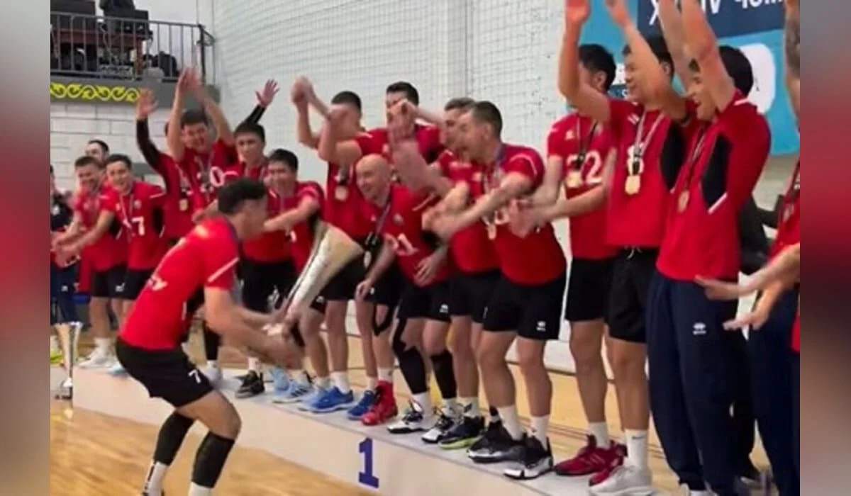 «Жетысу» из Талдыкоргана впервые стал чемпионом Казахстана по волейболу среди мужчин