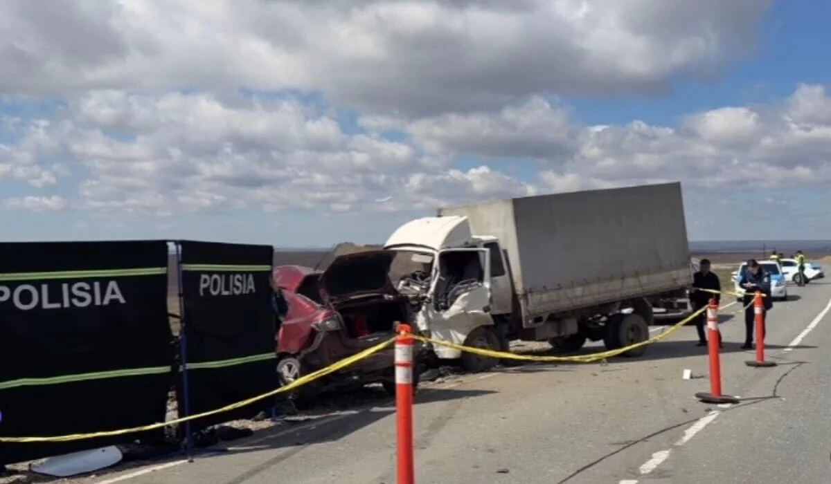 Жуткая авария в Восточном Казахстане: Mazda и JAC столкнулись, есть погибшие (ВИДЕО)