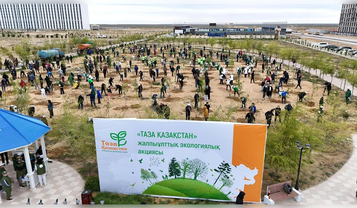 Субботник «Жасыл болашақ» объединил 12 тысяч жителей Мангистау