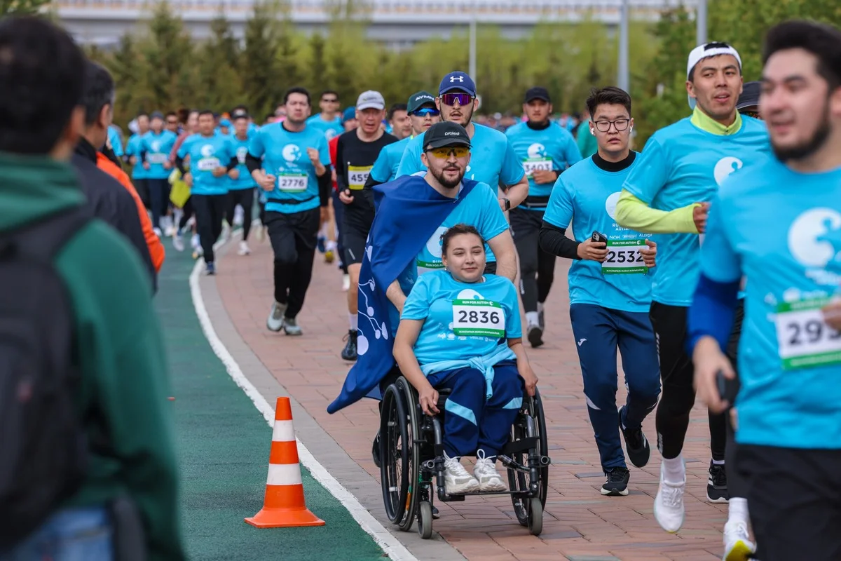 Run for Autism: при поддержке партии «AMANAT» организовано масштабное соревнование