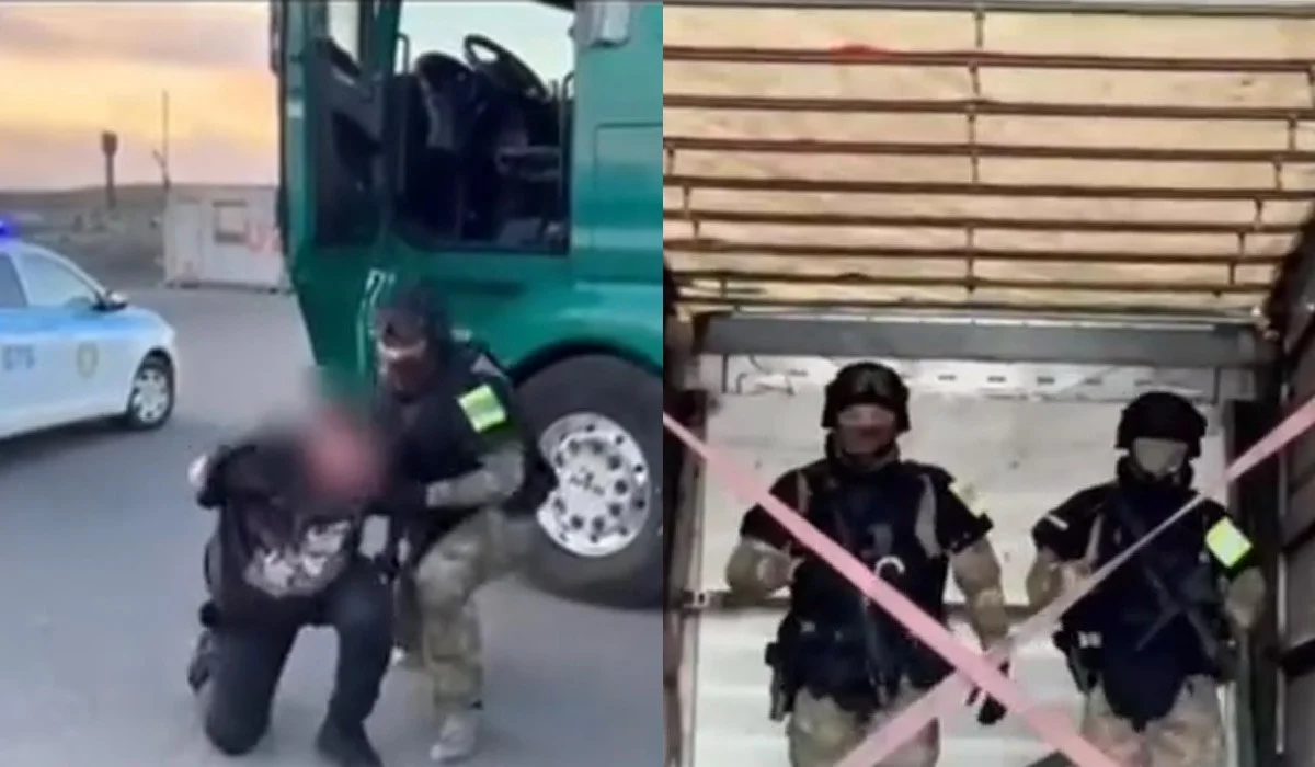 Тайник с нелегалами нашли в грузовике в Павлодарской области
