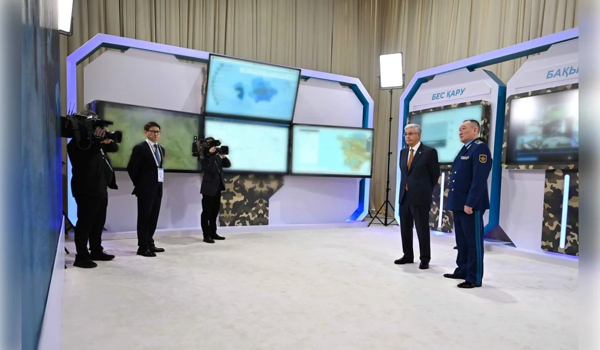 Президент ознакомился с казахстанским хабом оборонных инноваций Defense Tech