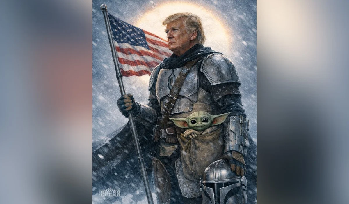 Президент США представил себя в роли мандалорца из «Звездных войн»