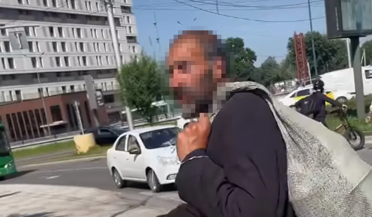 Потрогал за грудь и извинился: домогательство на улице Алматы сняли на видео