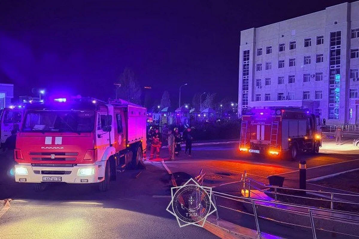 Пожар произошел в подвале детской больницы Астаны
