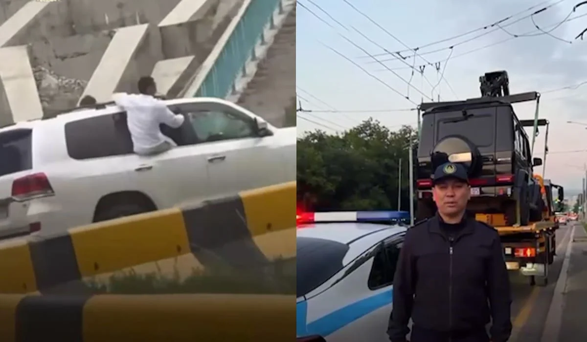 Автокортеж с 21 выпускником в Алматы закончился штрафами и эвакуацией авто (ВИДЕО)