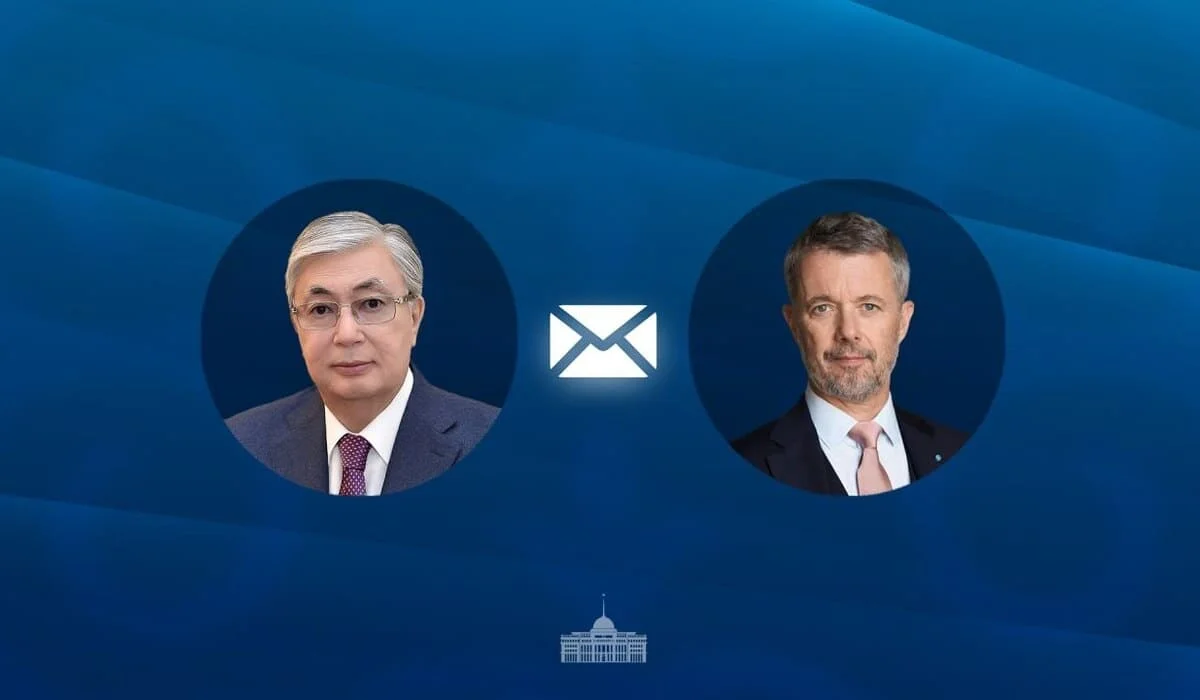 Президент Казахстана направил телеграмму поздравления королю Дании