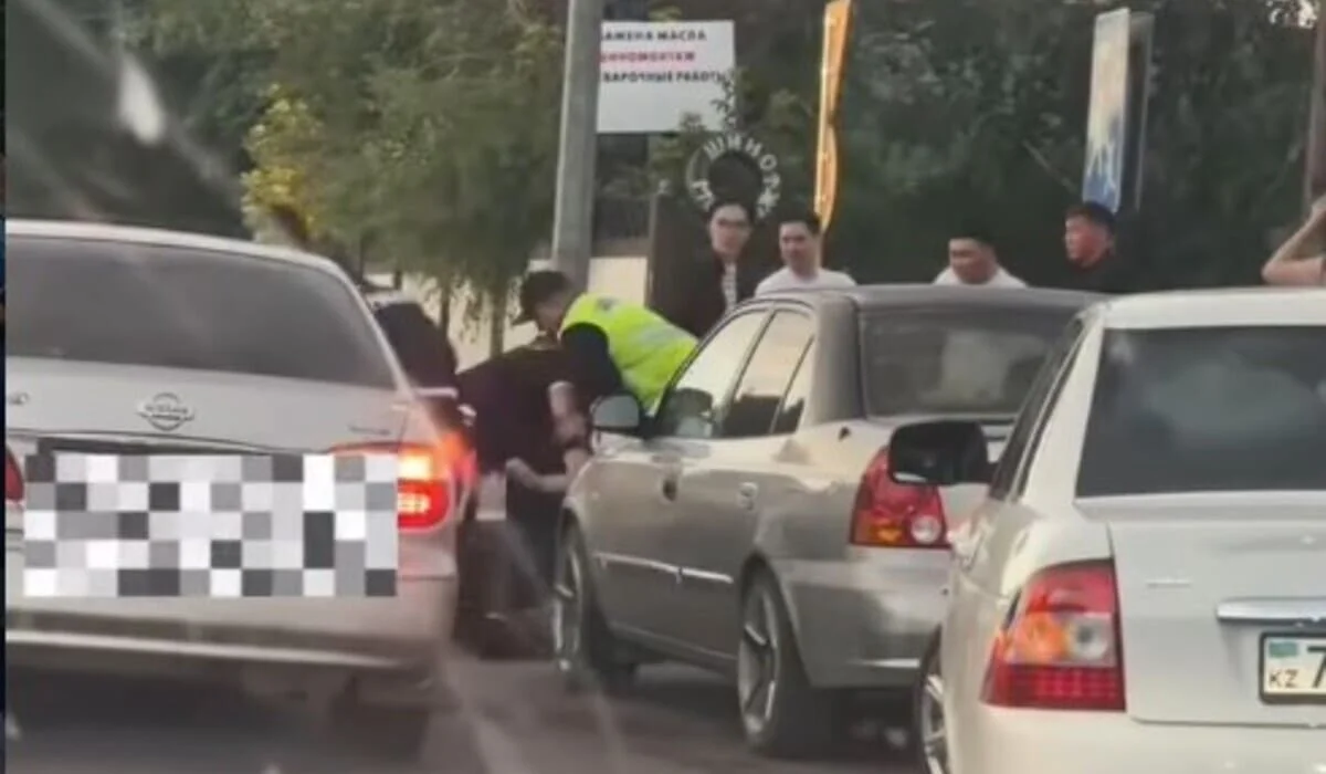 Двое мужчин устроили драку в Караганде и оказали сопротивление полиции (ВИДЕО)