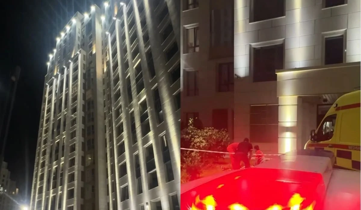 Мужчина скончался после падения с 11-го этажа жилого комплекса в Алматы (ВИДЕО)