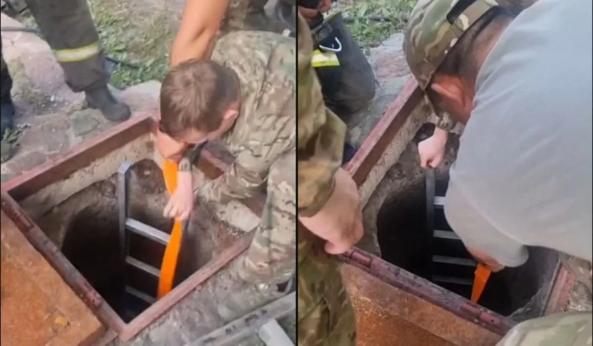 Двое мужчин упали в колодец в Шахтинске и не смогли выбраться (ВИДЕО)