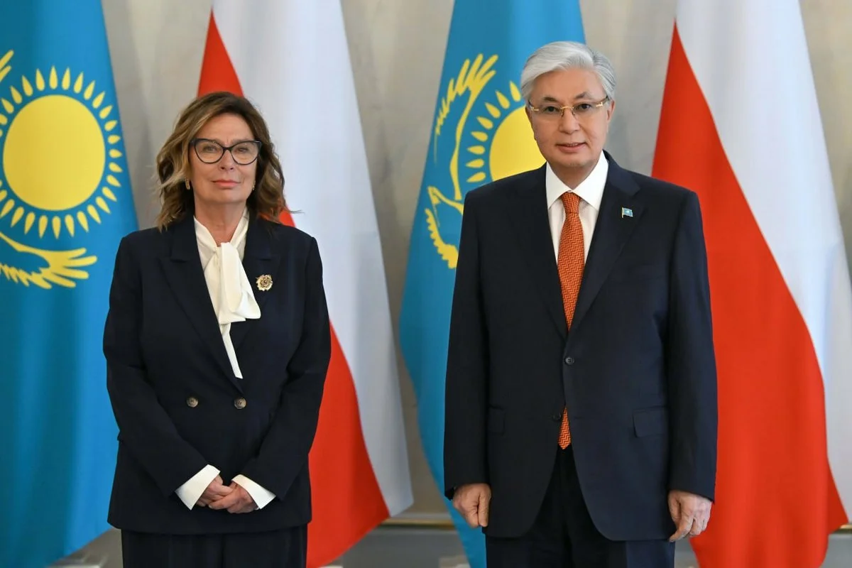 Президент Казахстана принял маршала сената Польши Малгожату Кидава-Блоньску