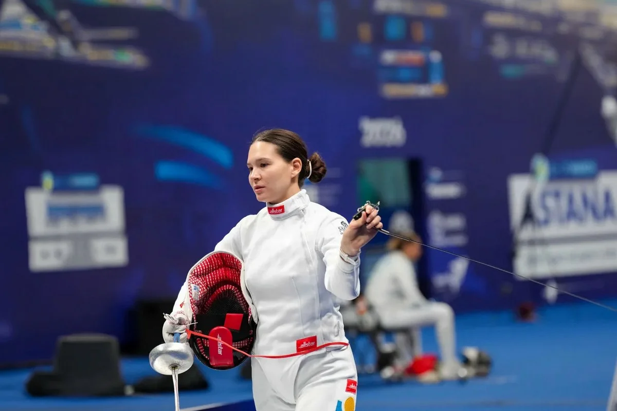 Казахстанская фехтовальщица завоевала золото на чемпионате Азии в Индии