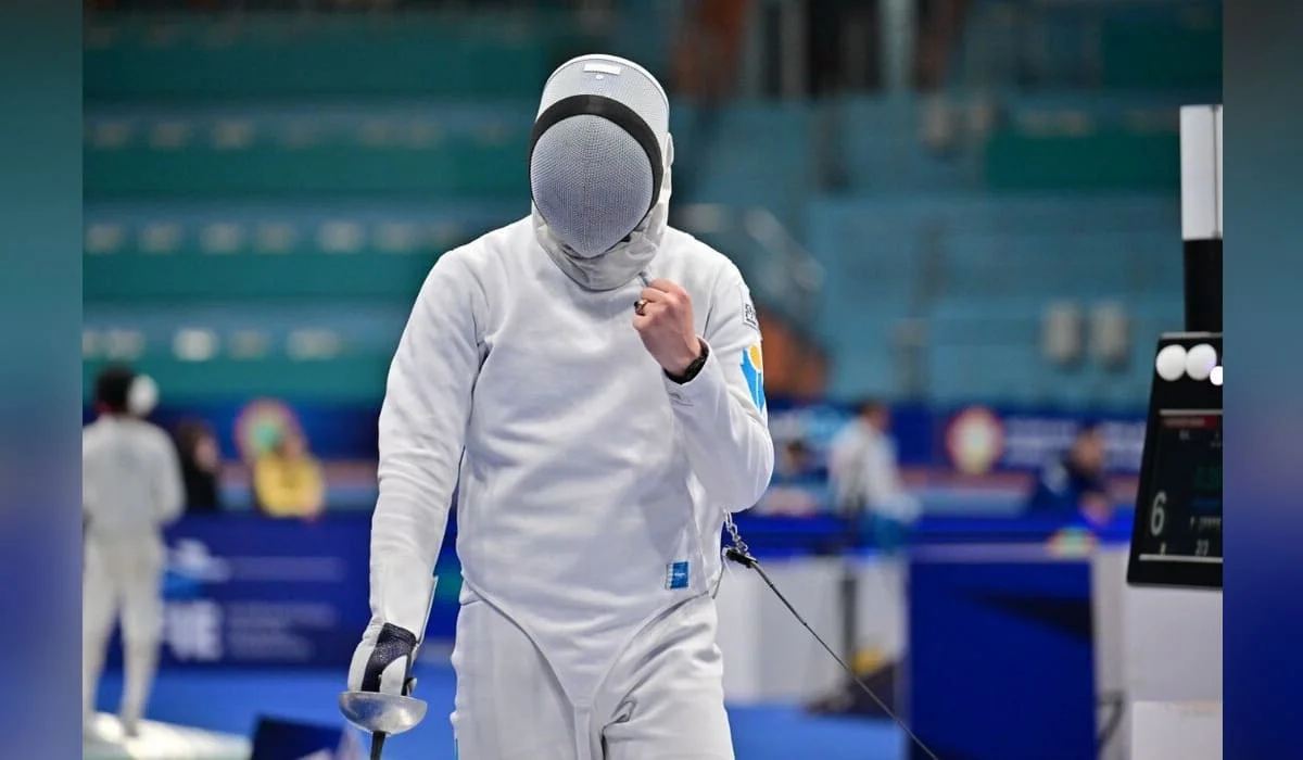 Сборная Казахстана впервые вошла в топ-3 чемпионата Азии по фехтованию