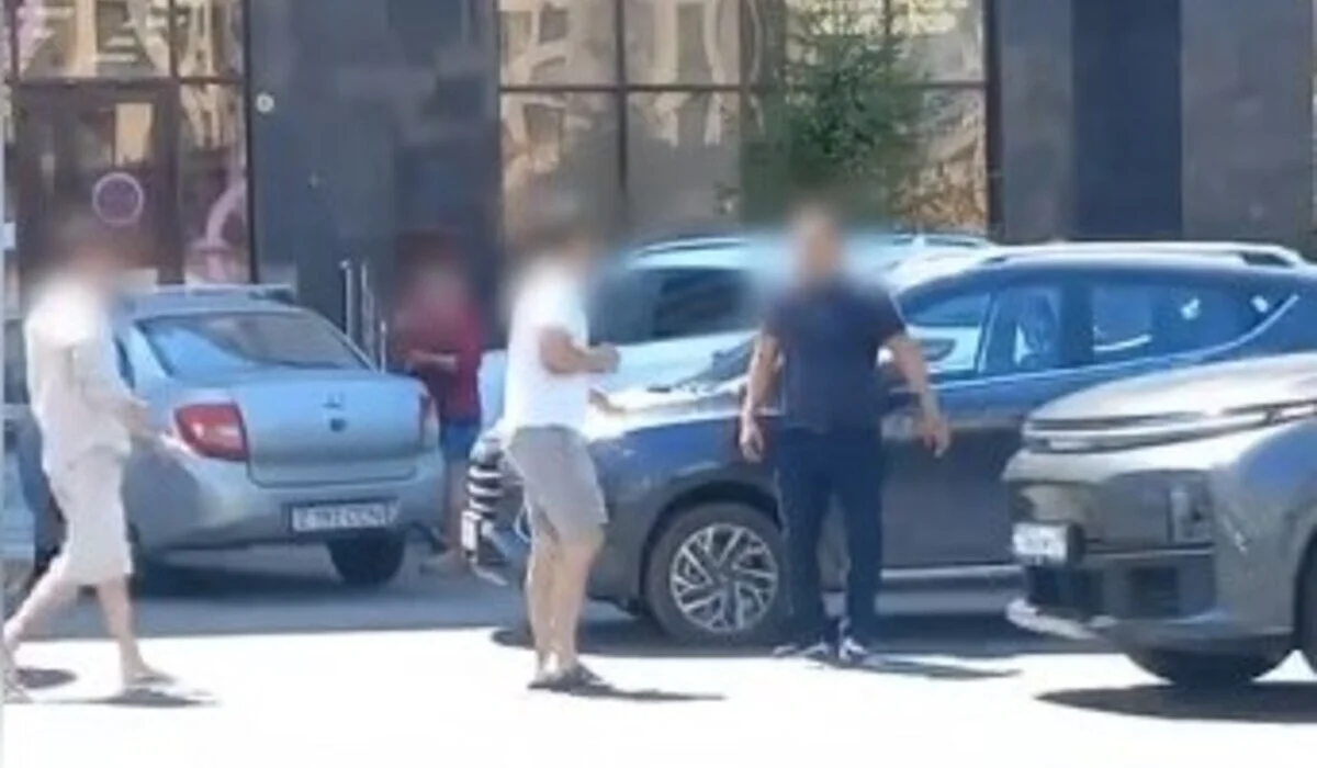 Не поделили дорогу: водители Lixiang и Kia подрались в Астане (ВИДЕО)