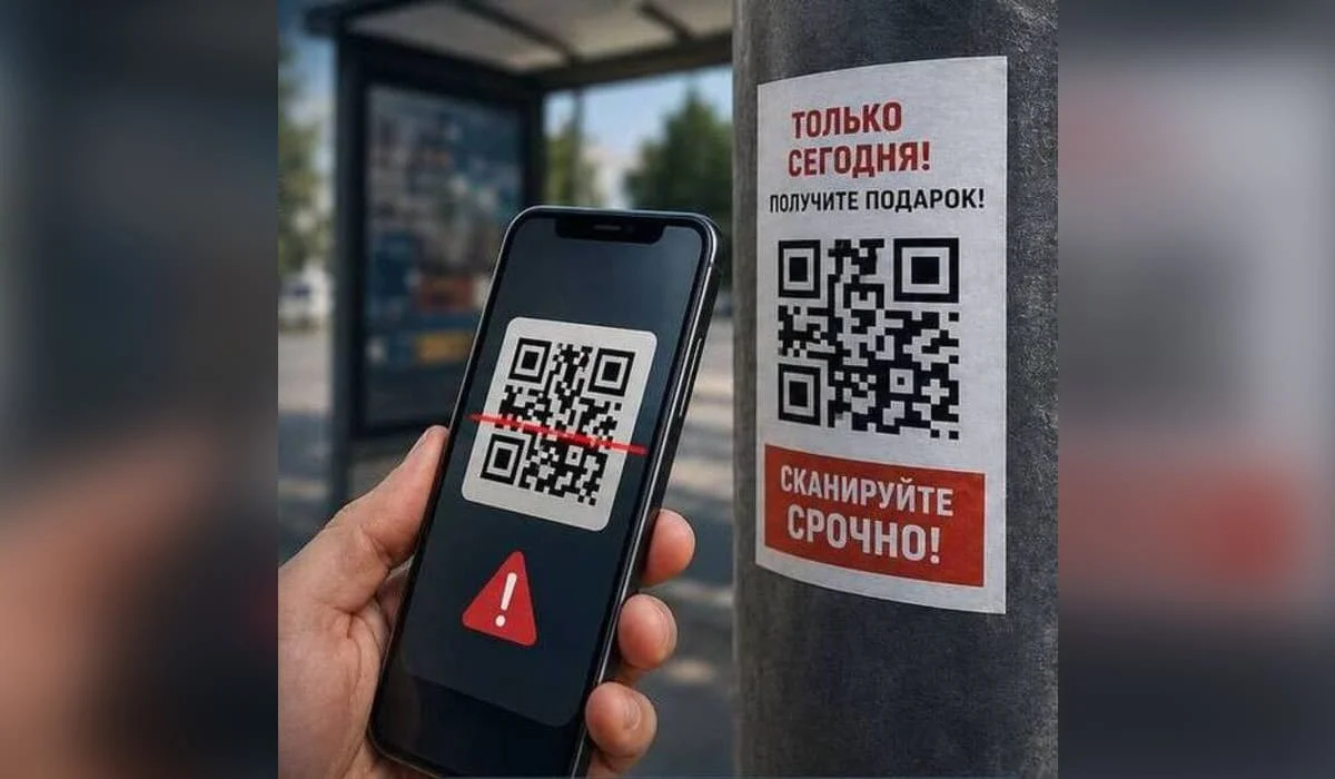 Опасные QR-коды появились на улицах: полиция обратилась к казахстанцам