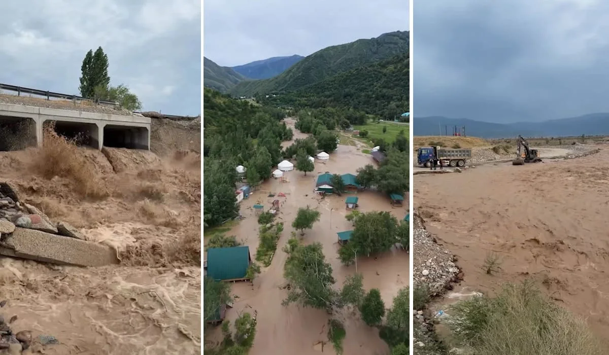 Подъем воды в реке Тургень: в Алматинской области эвакуировали 58 человек