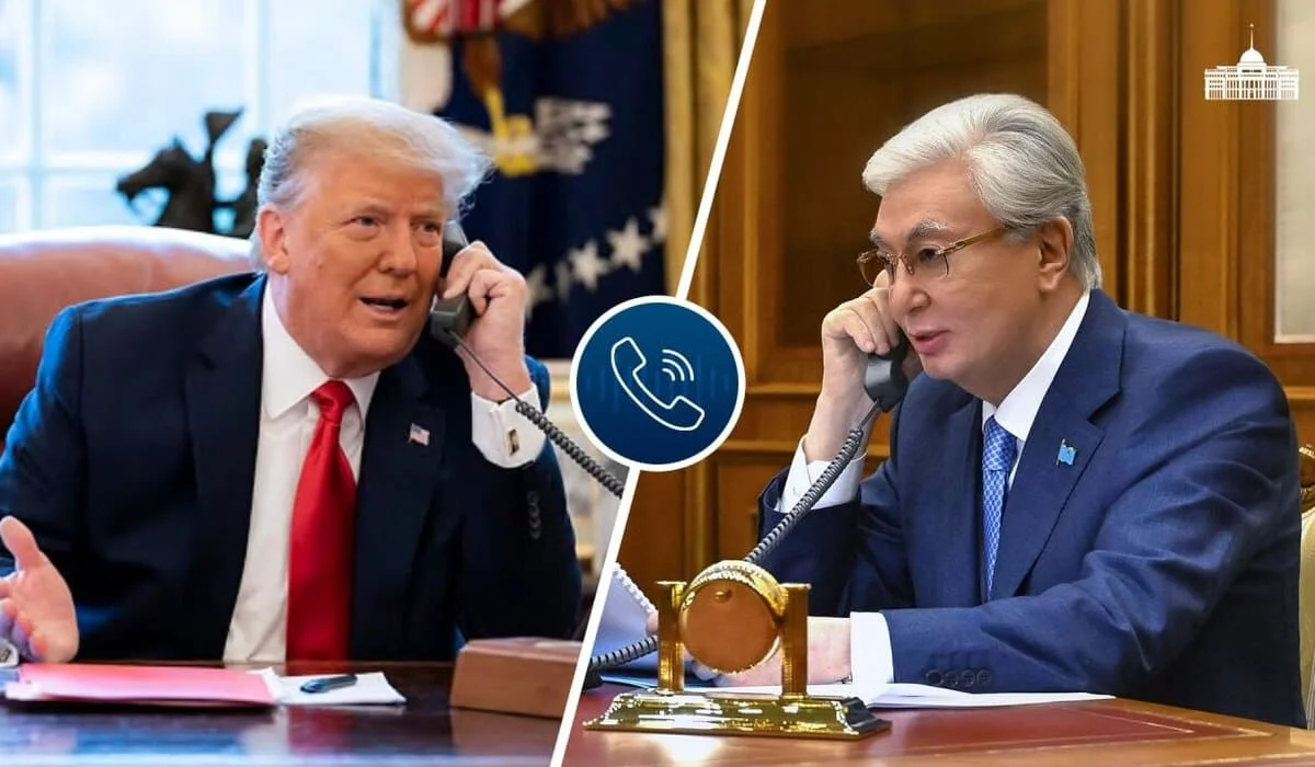 Токаев провел телефонный разговор с Дональдом Трампом: о чем говорили президенты Казахстана и США