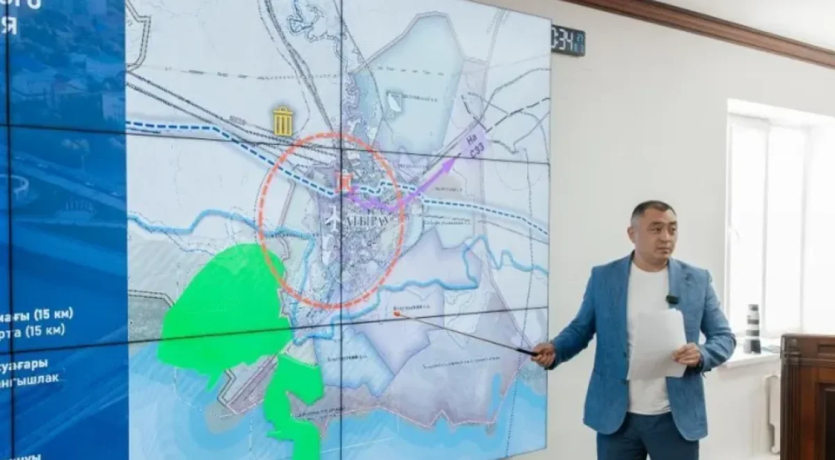 Территорию города Атырау расширят до 2040 года