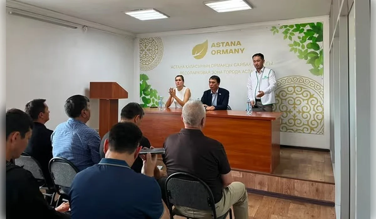 «Байтақ» провела встречу с коллективом «Астана орманы»