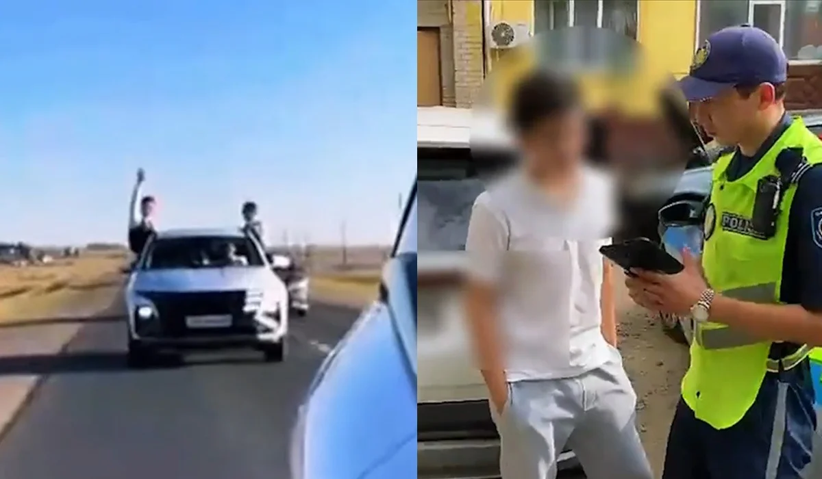 Свадебный кортеж превратился в опасное шоу: в Актюбинской области наказали нарушителей