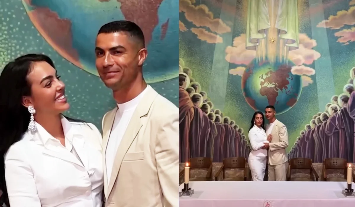 Vogue впервые показал свадьбу Роналду и Джорджины Родригес (ВИДЕО)