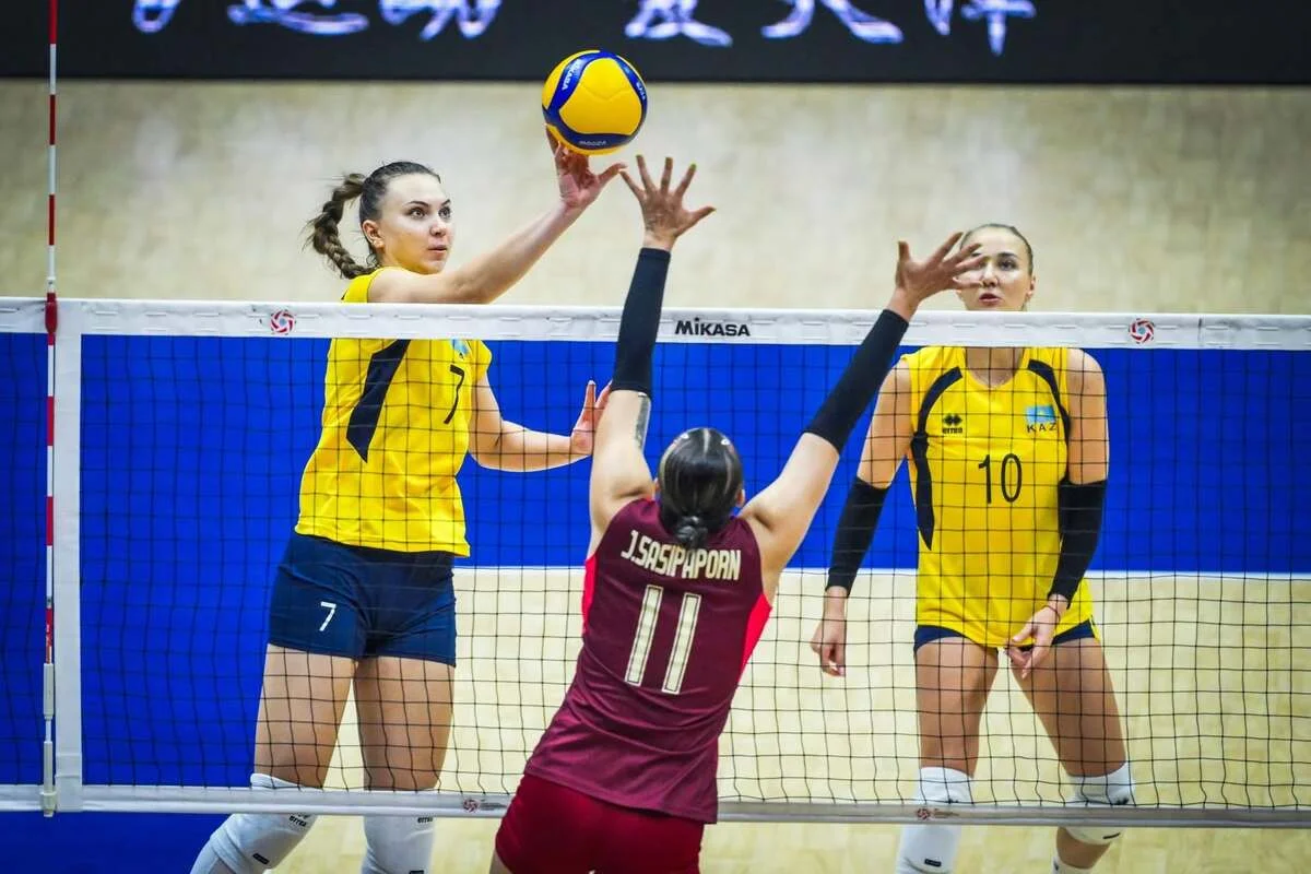 Казахстанские волейболистки проиграли Таиланду на чемпионате Азии