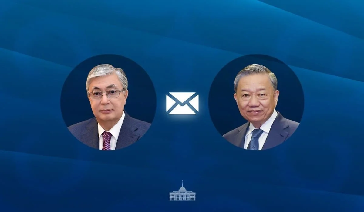 Токаев поздравил президента Вьетнама То Лама с Днем независимости